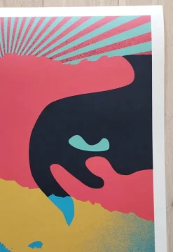 Pamono Shepard Fairey (Obey), A Cracked Icon, Screenprint><noscript><img width=