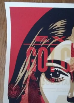 Pamono Shepard Fairey (Obey), Media Target, 2016, Screenprint><noscript><img width=