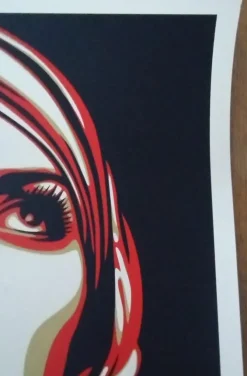 Outlet Pamono Shepard Fairey Obey, Rise Above Rebel, Screenprint