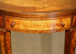 Pamono Sheraton Satinwood Demi Lune Console Tables, Set of 2><noscript><img width=