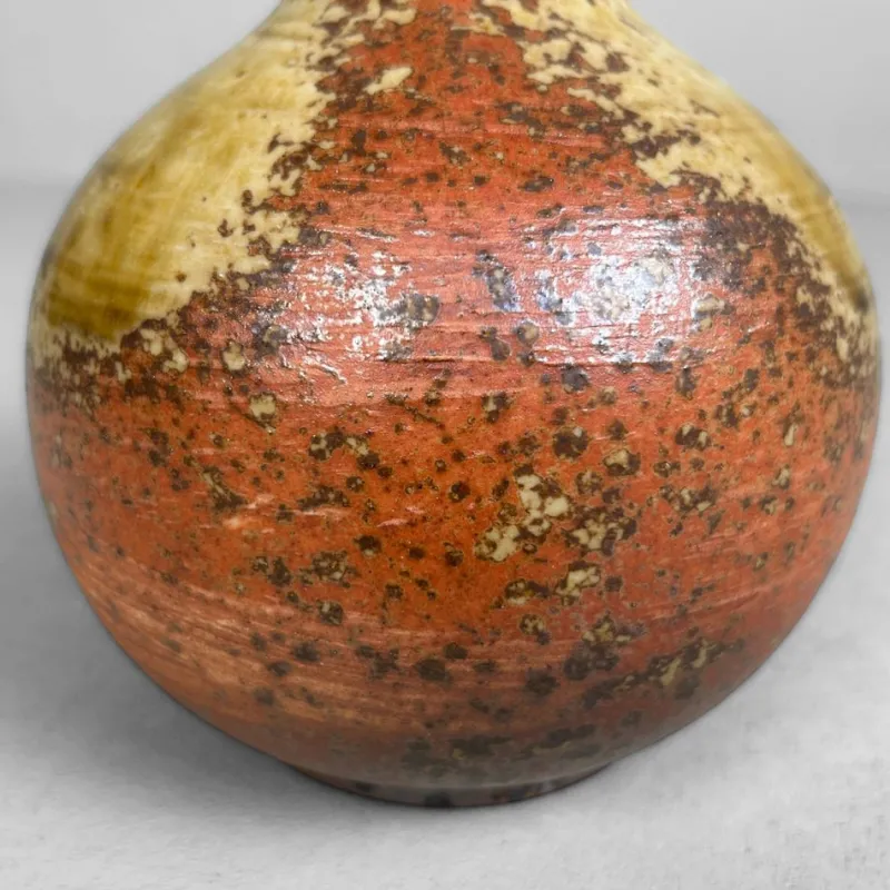 Online Pamono Shigaraki Ikebana Flower Vase, 1980s