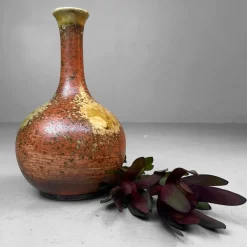 Online Pamono Shigaraki Ikebana Flower Vase, 1980s