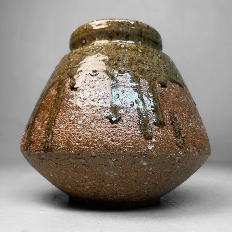 Pamono Shigaraki Ikebana Vase, 1970s> Vases