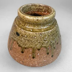 Pamono Shigaraki Ikebana Vase, 1970s><noscript><img width=