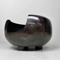 Hot Pamono Shōwa Era Japanese Traditional Tea Ceremony Furo Set, 1980s