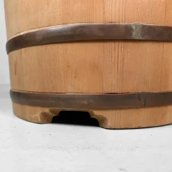 Pamono Shōwa Wooden Oke / Ohitsu Bucket, Japan, 1960s><noscript><img width=