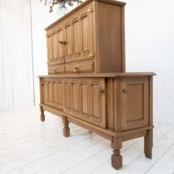Pamono Sideboard by Guillerme et Chambron for Votre Maison, 1950s><noscript><img width=