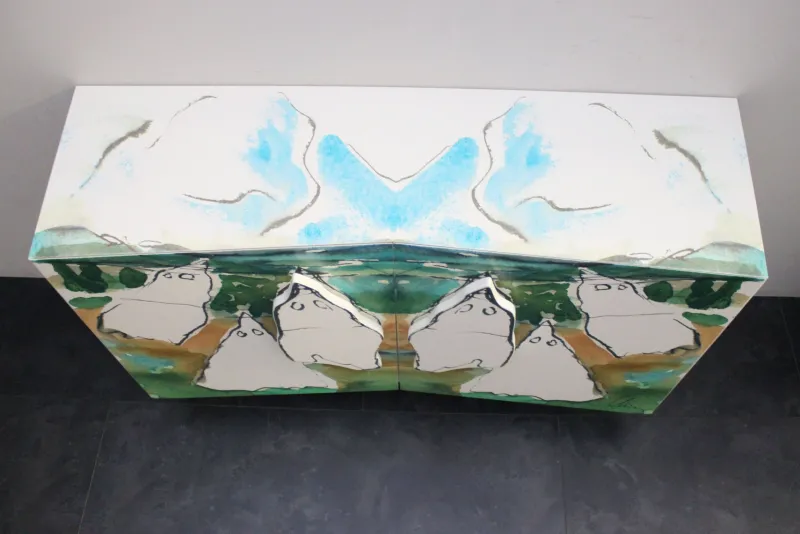 Pamono Sideboard by Sandro Chia for Cleto Munari, 2008> Sideboards & Buffets