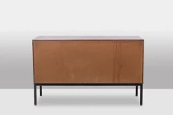 Pamono Sideboard in Wenge and Raffia by Martin Visser, 1970s><noscript><img width=