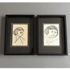 Discount Pamono Siep Van Den Berg, Post-War Constructivist Artworks, 1955, Artworks on Paper, Framed, Set of 2