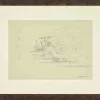 Pamono Sigfrido Oliva, At the Beach, Drawing on Paper, 1980s> Work On Paper