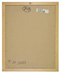 Hot Pamono Sigfrido Oliva, In the Countryside, Mixed Media Drawing, 1990