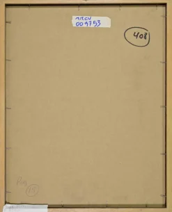 Pamono Sigfrido Oliva, In the Wood, Pencil and Watercolor, 1989, Framed><noscript><img width=