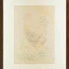 Online Pamono Sigfrido Oliva, Rooster, Mixed Media Drawing, 1990s