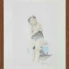 Hot Pamono Sigfrido Oliva, Woman, Drawing on Paper, 1990