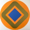 Pamono Silkscreen by Winfred Gaul, 1968> Minimalist