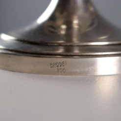 Hot Pamono Silver & Glass Oil Cruet Set from Broggi Milano