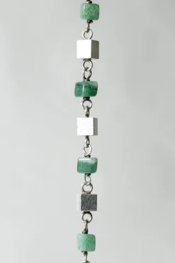 Best Pamono Silver and Aventurine Bracelet by Arvo Saarela, 1965
