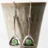 Sale Pamono Silver and Chrysoprase Earrings from Ceson, 1950s, Set of 2