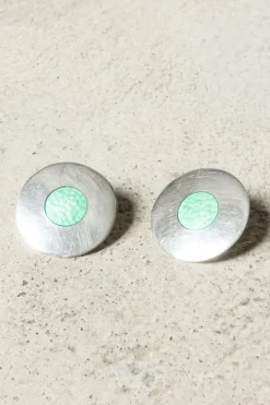 Pamono Silver and Enamel Earrings from Aarikka, Set of 2> Earrings
