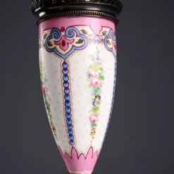 Pamono Silver and Porcelain Perfume Burners from Limoges, Set of 2><noscript><img width=