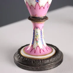 Pamono Silver and Porcelain Perfume Burners from Limoges, Set of 2><noscript><img width=