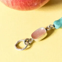 Pamono Silver and Turquoise Bracelet by Arvo Saarela, 1966><noscript><img width=