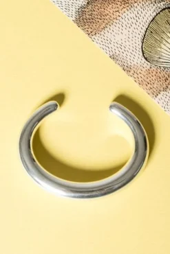 Online Pamono Silver Aura Bangle by Anne Ammitzbøll, 1970s