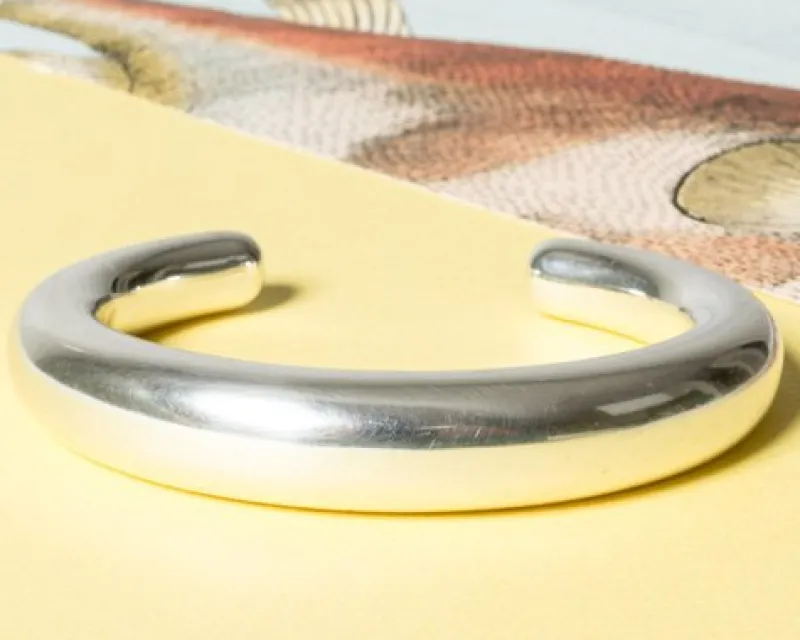 Online Pamono Silver Aura Bangle by Anne Ammitzbøll, 1970s