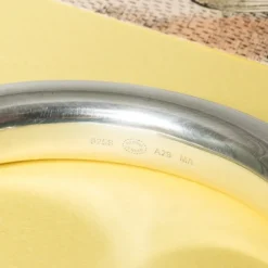 Online Pamono Silver Aura Bangle by Anne Ammitzbøll, 1970s
