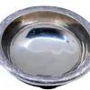 Outlet Pamono Silver Bowl with Floral Engravings