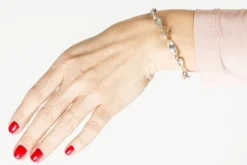 Discount Pamono Silver Bracelet by Arne Johansen, 1950s