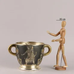 New Pamono Silver Bucket by Le Argenterie Di Milano attributed to Fiorentini Guido