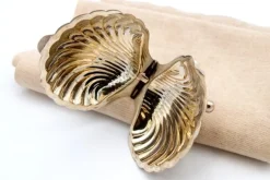 New Pamono Silver Butter Dish in the Shape of a Hinged Shell