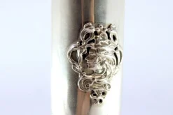Online Pamono Silver Candleholder with Young Figure
