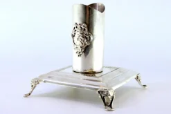 Online Pamono Silver Candleholder with Young Figure