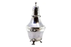 Pamono Silver Candlestick with Removable Lid Pommel> Candleholders