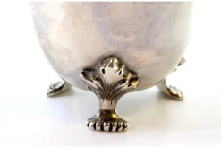 Pamono Silver Candlestick with Removable Lid Pommel><noscript><img width=