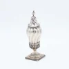 Pamono Silver Candlestick with Spiral Reliefs> Candleholders