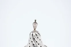 Pamono Silver Candlestick with Spiral Reliefs> Candleholders