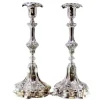 Pamono Silver Candlesticks with Stems Revealed with Palms, Set of 2> Candleholders
