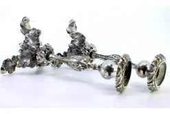 Pamono Silver Candlesticks with Floral Motifs><noscript><img width=
