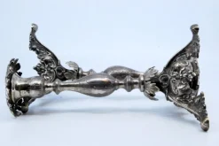 Pamono Silver Candlesticks with Turned Stems><noscript><img width=