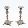 Clearance Pamono Silver Candlesticks with Turned Stems, Set of 2
