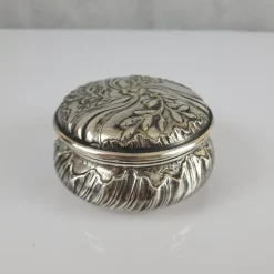 Pamono Silver Candy Box with Minerva Hallmark, 1890s><noscript><img width=