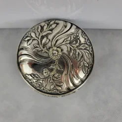 Pamono Silver Candy Box with Minerva Hallmark, 1890s><noscript><img width=