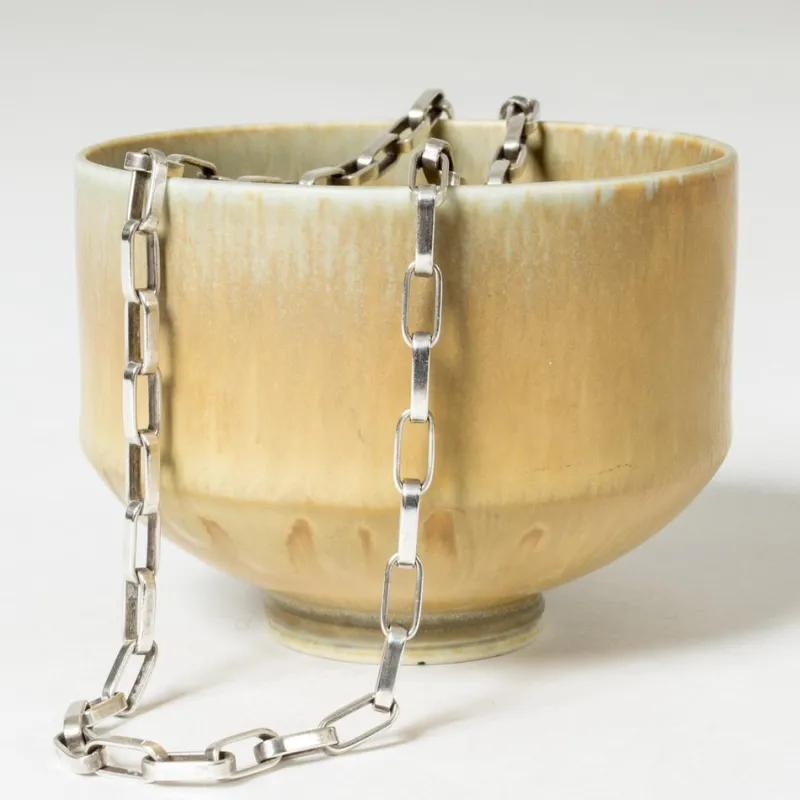 New Pamono Silver Chain Necklace by Anders Högberg, 1984