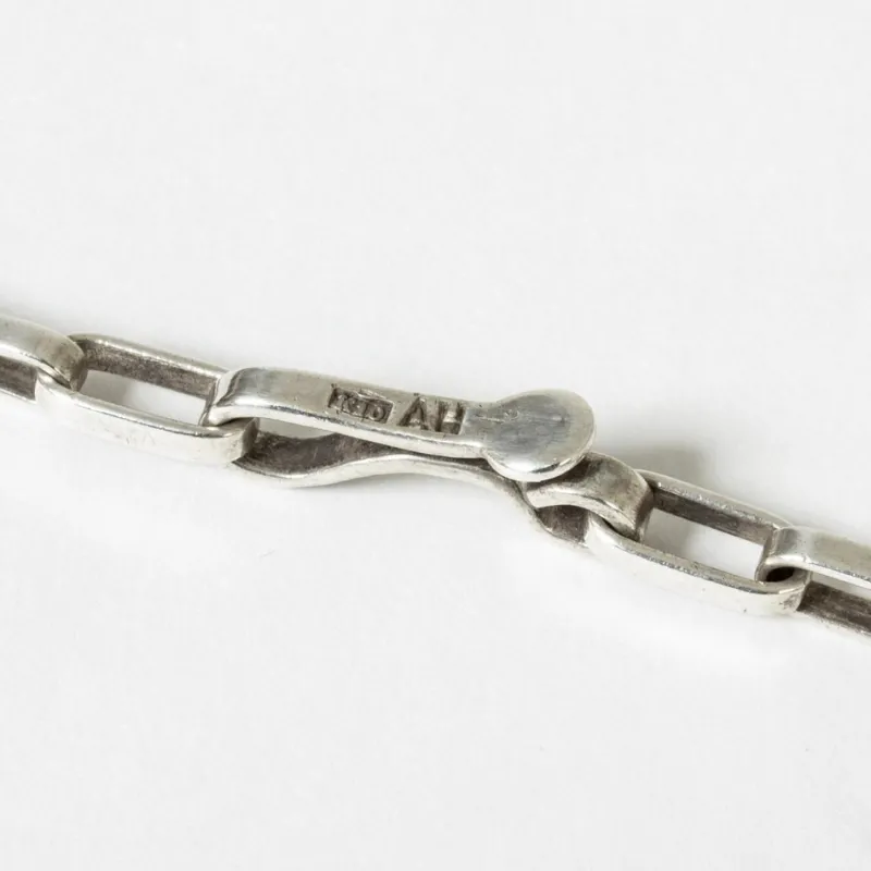 New Pamono Silver Chain Necklace by Anders Högberg, 1984