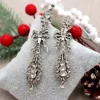 Pamono Silver Earrings with Quartz, Set of 2> Earrings