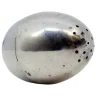 Best Pamono Silver Egg-Shaped Salt Shaker with Ballast Inside
